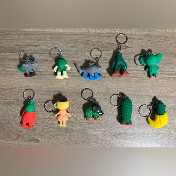 Italian Brainrot Figurine Keychains – Set of 10 – Creative Characters - Picture 2 of 2